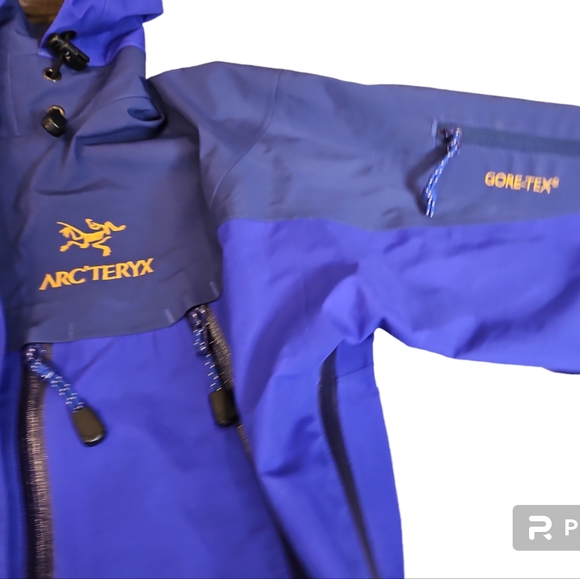 Women's 1998 Arc'teryx Theta AR Too Blue Goretex Rare Sz S - Picture 5 of 12